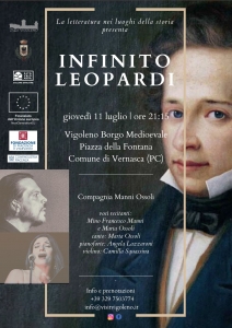 LEOPARDI - Mino Manni a Vigoleno 11 luglio 24